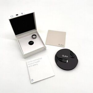 Oura Ring (Gen 3) Heritage Black, Size 8 in MINT condition